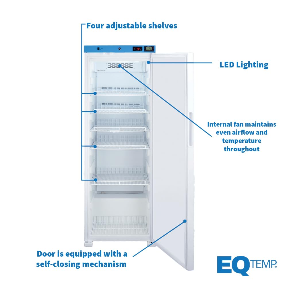 12.71 cu.ft Vaccine Refrigerator by EQTemp – 12.71 cubic_feet, White, Model ACR1322GLHD