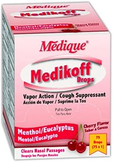 Medique MP506-01 Medikoff Cough Drop, Standard, Red (Pack of 600)