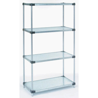 Galvanized Steel by Nexel – 4, Galvanized Steel, Grey, Model 24548SZ