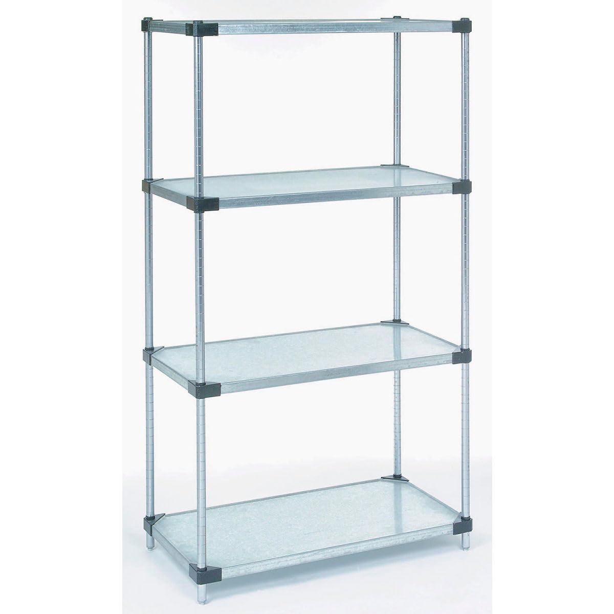 Galvanized Steel by Nexel – 4, Galvanized Steel, Grey, Model 18426SZ