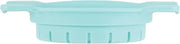 Farberware Classic Can Strainer and Colander, Aqua Sky - Snap-On Lid Strainer for Tuna, Canned Vegetables, Pasta, Fruits - Fits Standard Cans, Dishwasher Safe Kitchen Tool