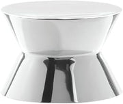 HUBERT Pedestal Display Riser Stainless Steel - 6"Dia x 4"H