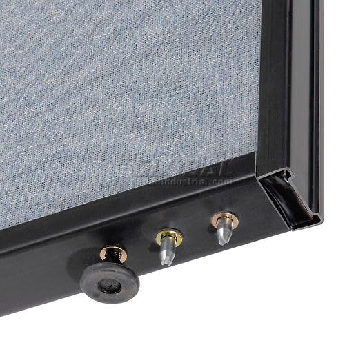 Office Partition Panel by Global Industrial – Alloy Steel, Blue, Model 238637BL