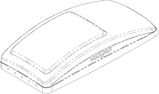 MAXXAIR Vent 0530520 Maxx Fan Lid Smoke