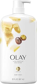 Ultra Moisture Body Wash with Shea Butter by Olay – 30 Fl Oz (Pack of 4), Plastic, Shea Buter Body Wash, Pack of 4