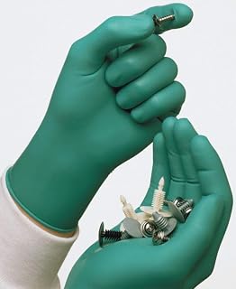 Ansell Healthcare 105077 Touch N Tuff Nitrile Glove, Powder Free, Small (Pack of 1000)