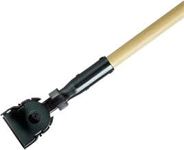 Wood Mop Handle for Dust Mop Steel Frame - 60"L by HUBERT – Wood, Gray, Model HQC160B