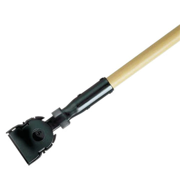 Wood Mop Handle for Dust Mop Steel Frame - 60"L by HUBERT – Wood, Gray, Model HQC160B