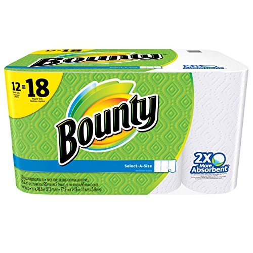 Bounty 1 / 96 Count (Pack of 12) / white Paper Towels