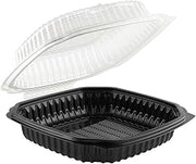 Anchor Packaging 4691011 Blk/Clr Hinged 47.5 Oz. Container - 120 / CS