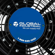 Global Industrial Black/Silver / 29"L x 38"W x 7"H / Industrial Wall-Mounted Fans