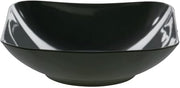 HUBERT Serving Bowl Melamine Black 7 1/4" Square