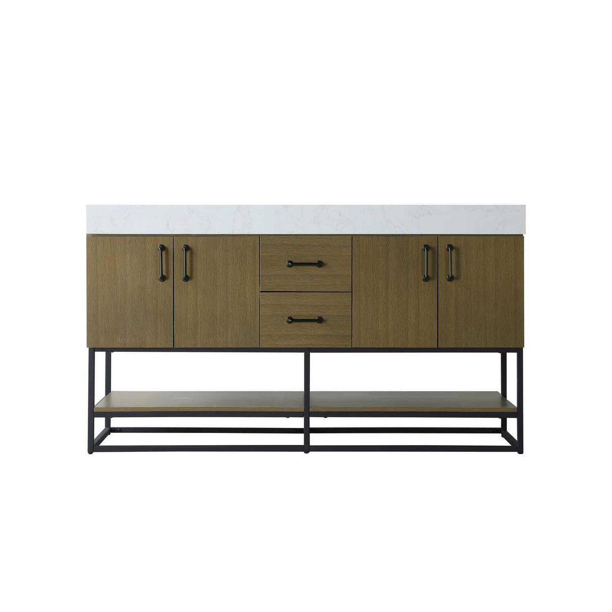 Caroline Bathroom Vanity Chestnut Brown by Lighting Design – Wood, Chestnut Brown, Model VF29260DMCB