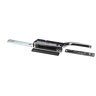 11-1/2" L Chrome Plated Die Cast Heavy Duty Magnetic Edgemount Latch with Offset Handle by Component Hardware – Chrome, Model R25-1700-XNC