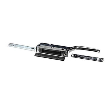 11-1/2" L Chrome Plated Die Cast Heavy Duty Magnetic Edgemount Latch with Offset Handle by Component Hardware – Chrome, Model R25-1700-XNC