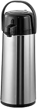 Service Ideas ECA19S Eco-Air Airpot, 1.9 Liter (64.2 oz.), 6 inches x 8 inches x 15 inches, Priced Per 6Each