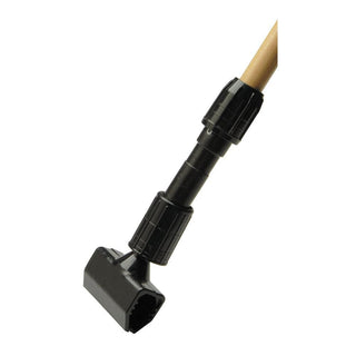 Mop Handle for 5"W Mop Head Natural Wood Clincher Style- 60"L by HUBERT – Wood, Natural, Model HWC-1W
