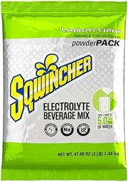 Sqwincher Electrolyte Powder, Lemon-Lime Mix, 47.66 oz Packet, 16 Pack