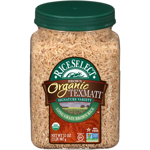 RiceSelect 32 Ounce (Pack of 4) / Organic Texmati Brown / Brown Brown