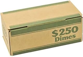 Controltek Green Coin Box, 50 Pack