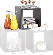 Cal-Mil 1929-12-96 Midnight Bamboo Library Cubes, 12" W x 12" D x 12" H, Black