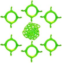 Mr. Chain Cone Chain Connector Kit, Safety Green (97414-KIT) | Universal fit creates a UV-protected barrier for pedestrian routes and work zones; made in USA