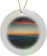 Tennant Mt, Graveyard Fields Area, Sunrise Circle Porcelain Ornament