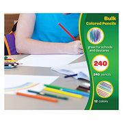 Crayola Crayons + Pencils, 240 Count / Assorted Colors / 1 Crayons