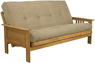 Starlight Canyon Home Orange Futons, 100% Polyester Fabric, Sturdy Frame, Contemporary Design, Comfortable Seating for Living Room and Lounge