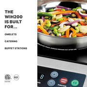 Waring Multicolor / WIH400B - Schott Ceramic Surface / 11.5" x 11.75" Countertop Burners