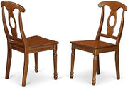 Furnifact Solid Wood Napoleon Dining Chairs Set of 2, Traditional Wooden Kitchen Chairs for Dining Room Table