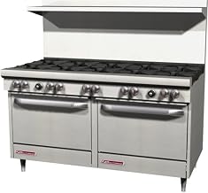Southbend S-Series 60-Inches Gas Restaurant Range, 10 Open Burner, 2 Standard Ovens