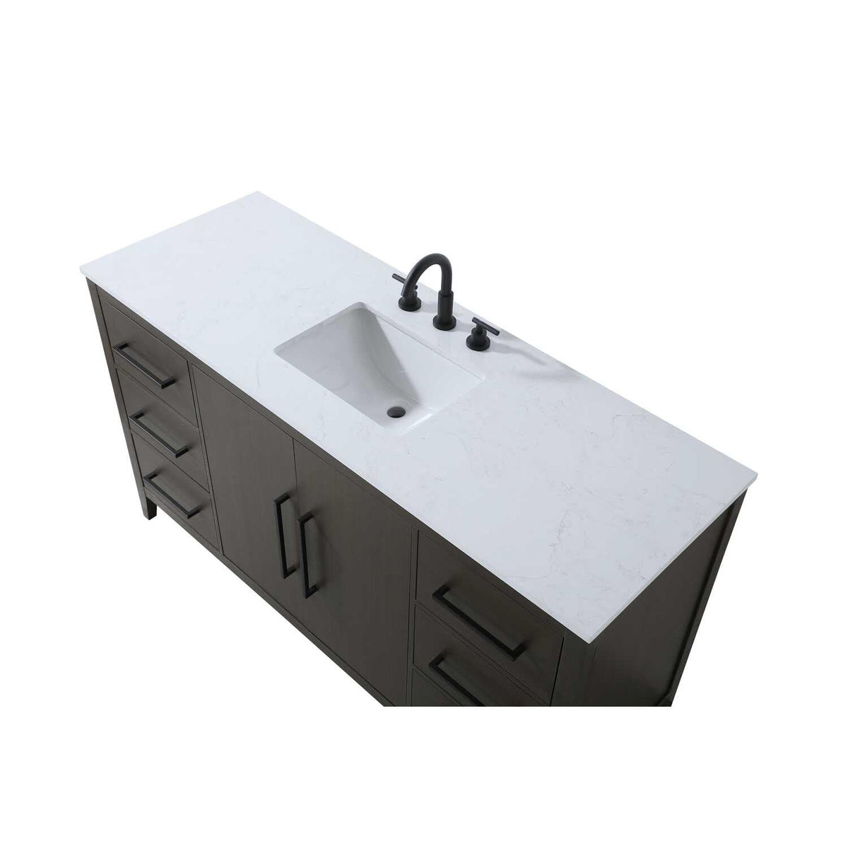 Millie Bathroom Vanity Mocha Brown by Elegant Lighting – Engineered Wood, Mocha Brown, Model VF29360MMB