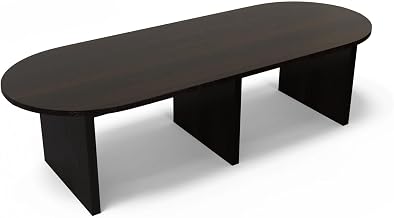 Kai by i5 Commercial 48" x 144" Racetrack Style Conference Table CT144 Espresso