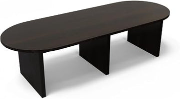 Kai by i5 Commercial 48" x 144" Racetrack Style Conference Table CT144 Espresso