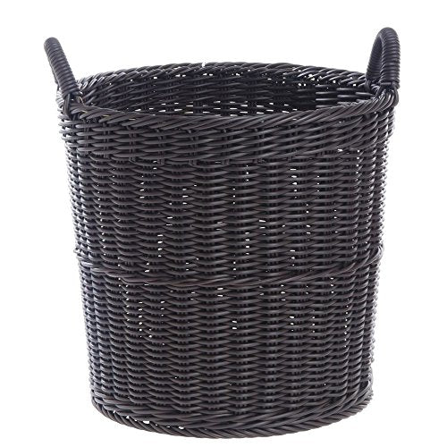HUBERT 16"Diax15"H / Dark Beige / Modern Display Baskets