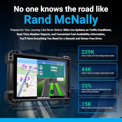 Rand McNally Rand Tablet 7 in (NEW) / 7 inch / Black Car Electronics