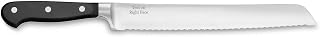 Wusthof 9 Inch Double Serrated Bread Knife Classic, Black - Custom Engraved