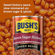 Bush's Best Brown Sugar Hickory / 28 Ounce (Pack of 6) / 6 Baked Beans