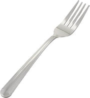 Winco 12-Piece Dominion Heavy Weight Dinner Fork Set, 18-0 Stainless Steel, 4.5"L x 0.63"W, Silver