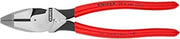 KNIPEX 09 11 240 SBA High Leverage Lineman Pliers New England with Tape Puller and Crimper