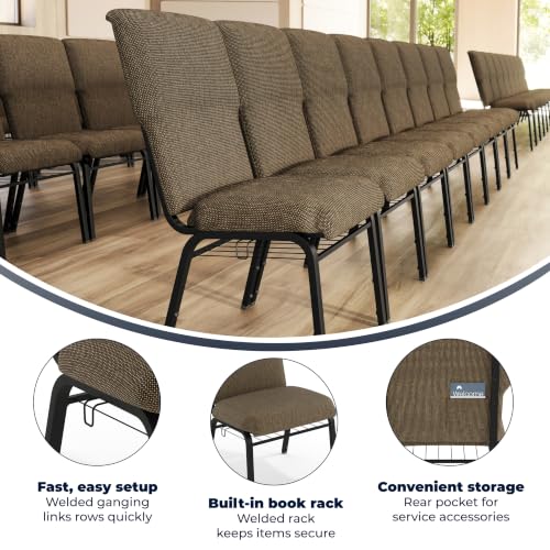 Flash Furniture Jute Fabric/Black Frame / Set of 1 / Classic Chairs