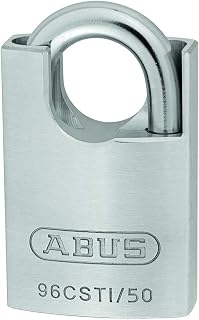 ABUS Titalium 96TICS Series Closed Shackle Padlock - 50mm KA 7566 96TICS/50 Boxed
