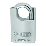 Titalium 96TICS Series Closed Shackle Padlock - 50mm KA 7566 96TICS/50 Boxed by ABUS – Alloy Steel Stainless Steel Aluminium, Multi-coloured, Model 96CSTI/50 KA 7566