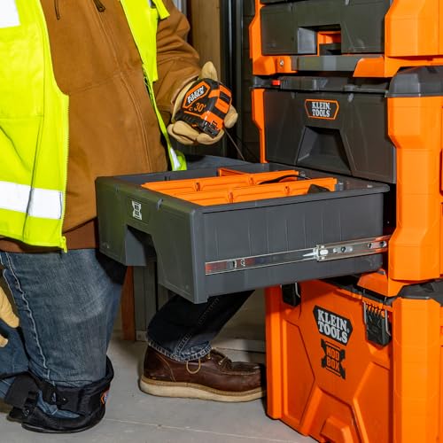KLEIN TOOLS 2-Drawer / Orange / 50.0 pounds Tool Boxes