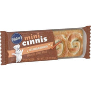 Pillsbury Mini Cinnis Soft Pull-Apart Cinnamon Rolls by General Mills – 2.29 Ounce (Pack of 72), Brownish-orange, Pack of 72, Model 33686
