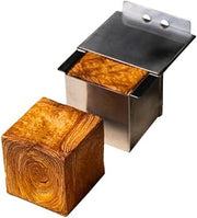 Pavoni CV1 Stainless Steel Cube Baking Mold 60x60x60mm with Stainless Steel Lid