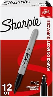 Sharpie Fine Point Permanent Markers, Black (Case of 144)