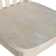 Solid Wood Dining Chair Mission-Style Juvenile Set by Furnifact – Wood, Unfinished, Pack of 2