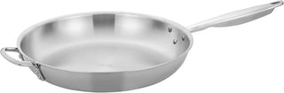 WINCO Tri-Ply Frying Pan, Silver